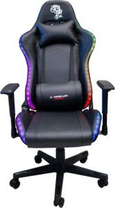 CADEIRA GAMER RGB CHROMA C/APOIO CERVICAL CH07BKRGB - ELG, Preto