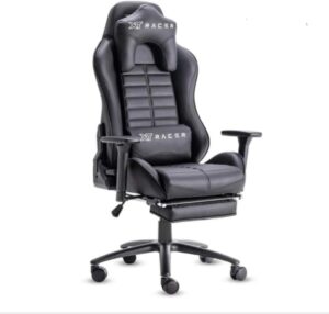 Cadeira Gamer XT Racer Reclinável Giratória - Preta e Vermelha Viking Series XTR-013