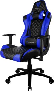 ThunderX3 Cadeira Gamer Profissional TGC12 Preta/Azul