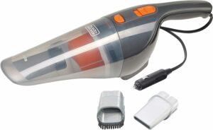 Black Decker Aspirador de Pó Elétrico e Portátil Ideal para Automóveis com Ação Ciclônica, Modelo BDCV370, 12V 