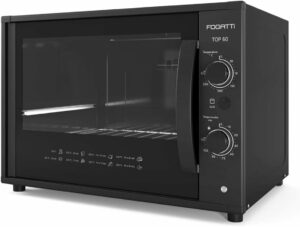 Forno Elétrico, para Bancada, Fogatti Top60 60 Litros Black 220V
